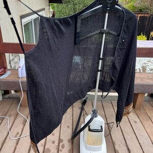 Soft Surroundings Black Textured Top